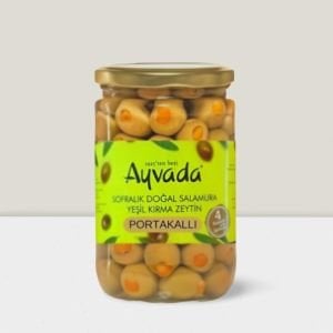 Portakallı Çekirdeksiz Yeşil Zeytin 660 cc