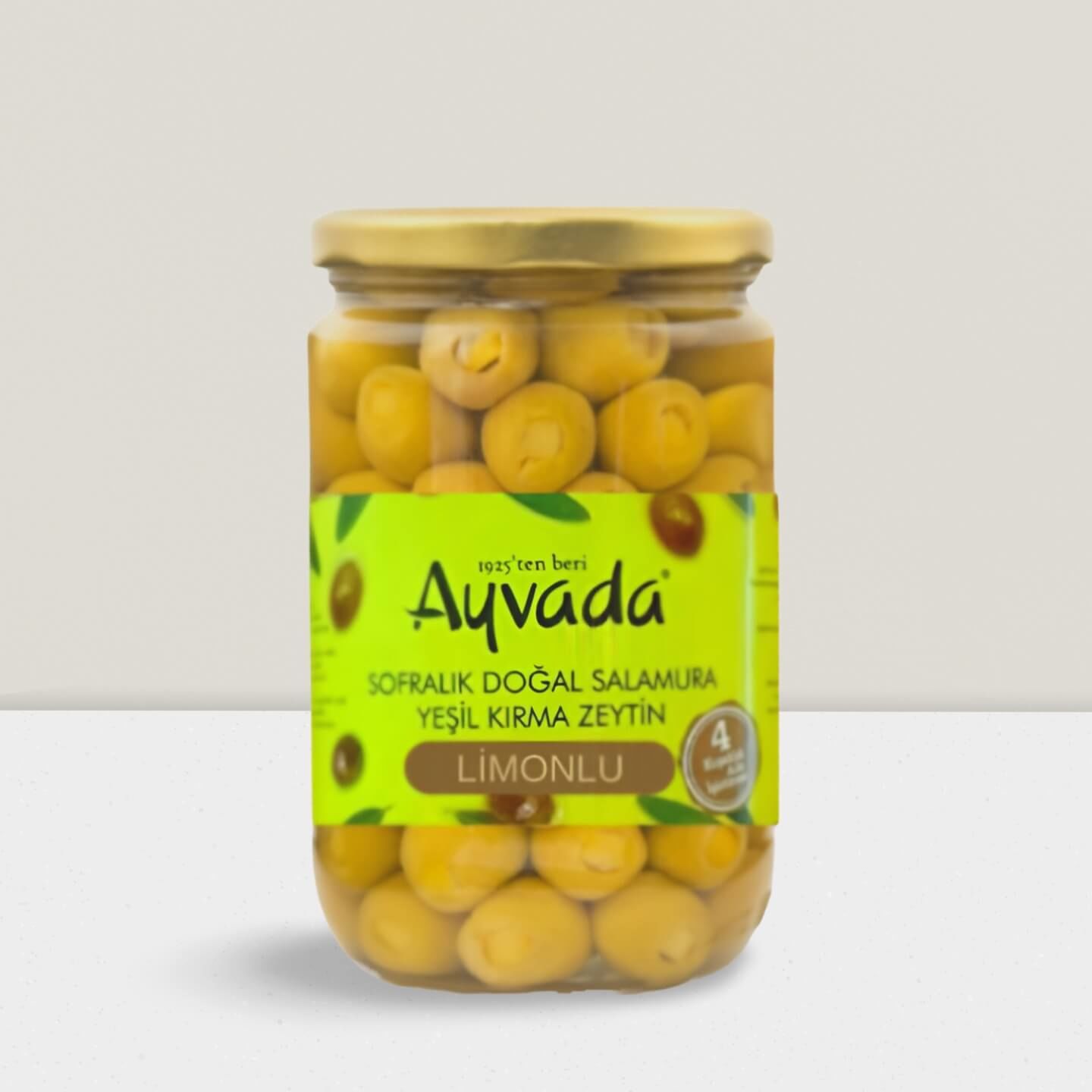 Limonlu Çekirdeksiz Yeşil Zeytin 660 cc