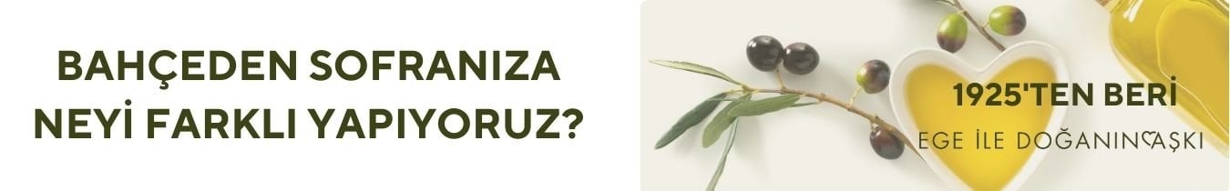 1925'ten beri Ayvada ayvalik soguk sikim naturel sizmaZeytinyagi