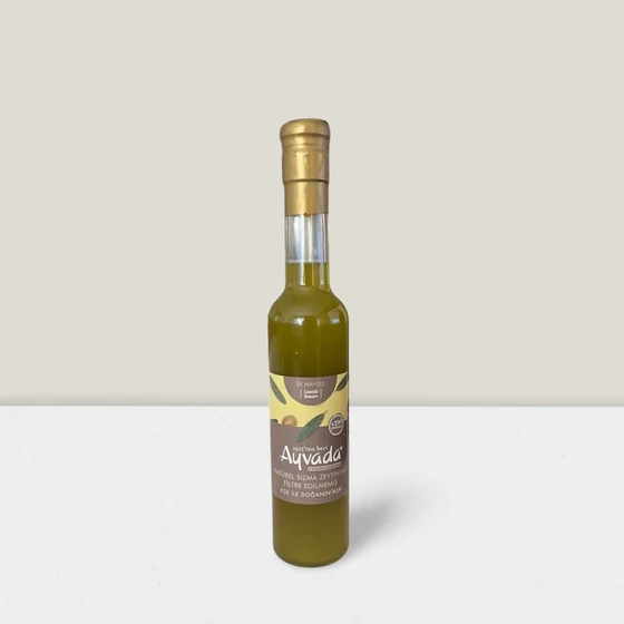 Ayvada İlk Mahsul erken hasat soğuk sıkım zeytinyağı 250 ml cam şişe