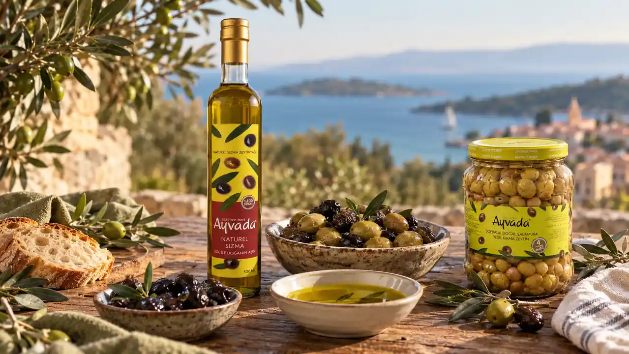Ayvalık Natürel Yeşil Kırma Zeytin 1000cc