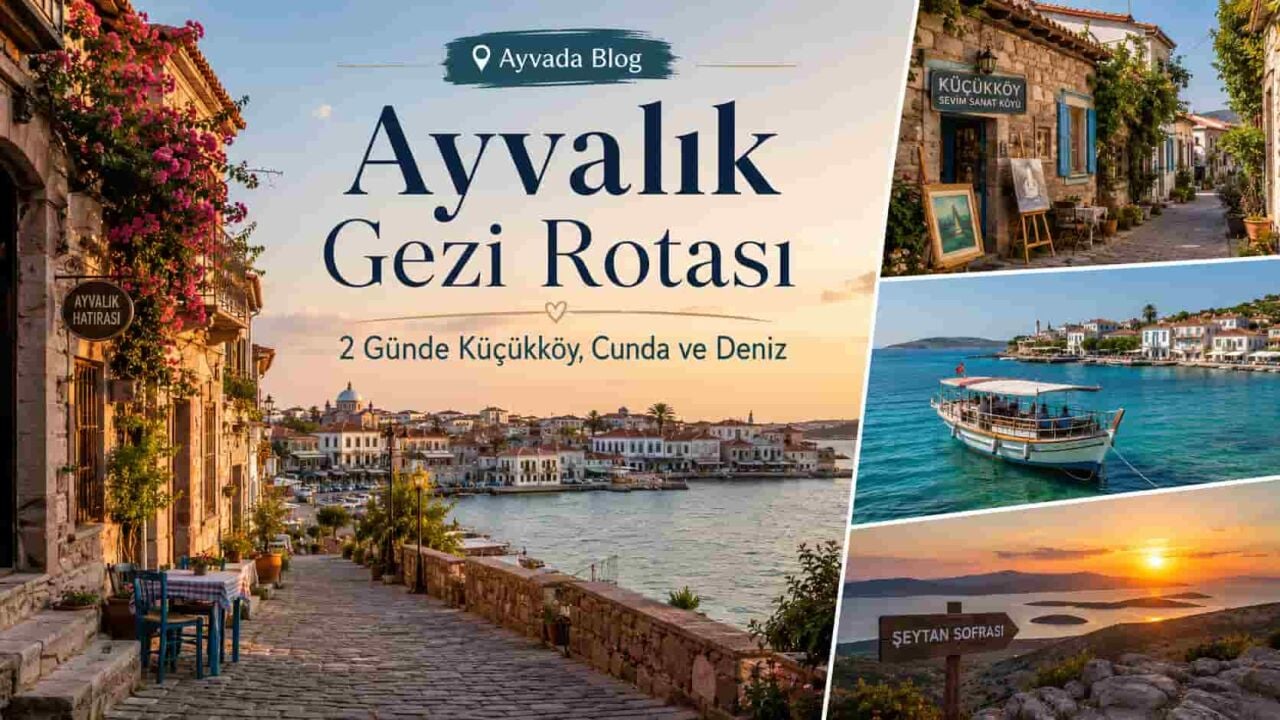 Ayvalık Gezi Rotası: 2 Günde Küçükköy, Cunda ve Deniz