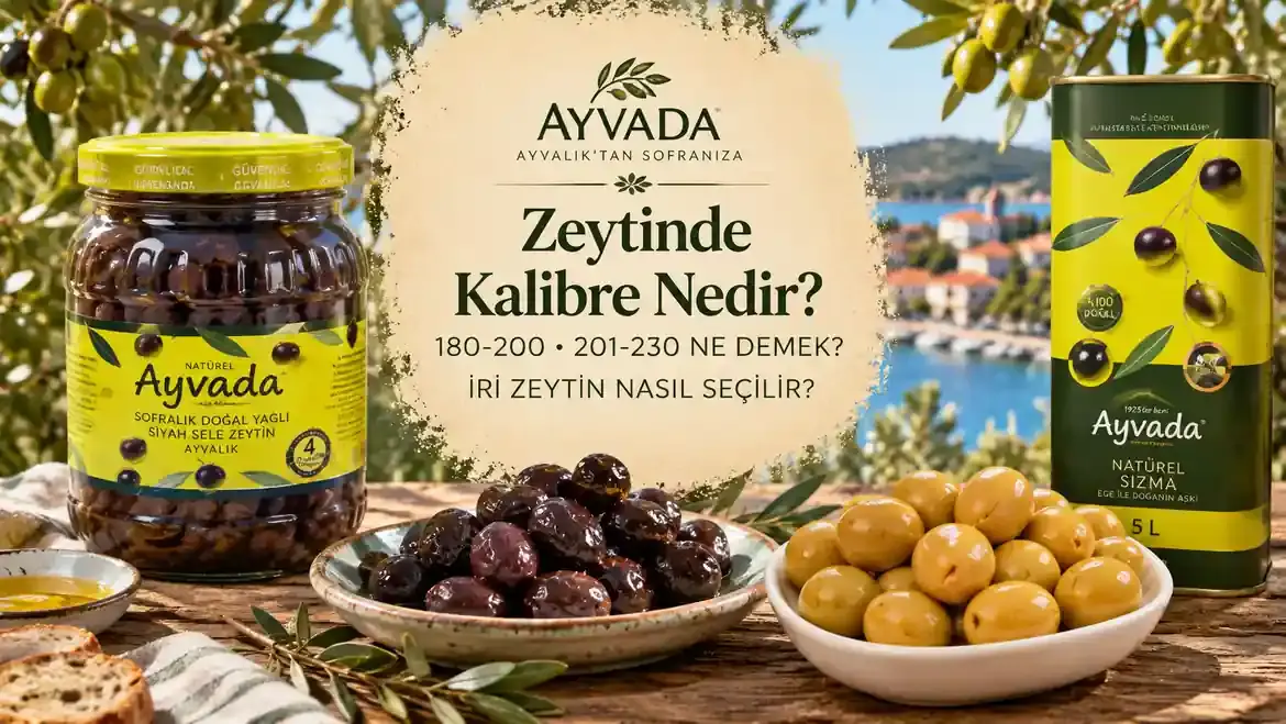  Zeytinde Kalibre Nedir? 180-200, 201-230 Ne Demek? İri Zeytin Nasıl Seçilir?