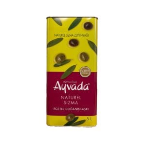 Ayvalık Soğuk Sıkım Natürel Sızma Zeytinyağı 5 Lt
