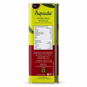 Ayvalık Soğuk Sıkım Natürel Sızma Zeytinyağı 5 Lt