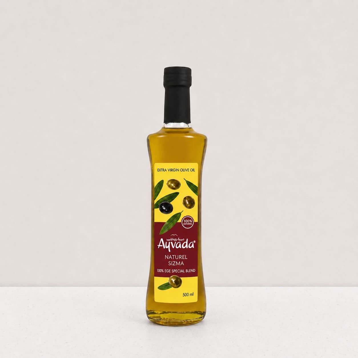 Ayvalık Soğuk Sıkım Natürel Sızma Zeytinyağı 500 Ml