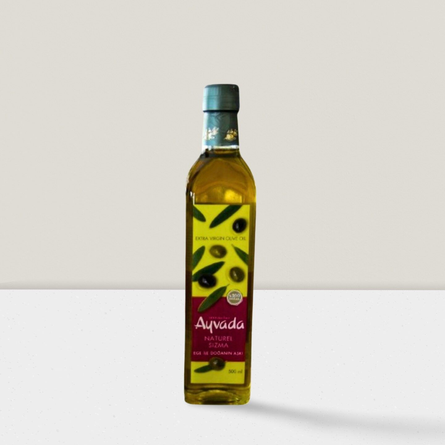 Ayvalık Soğuk Sıkım Natürel Sızma Zeytinyağı 250 Ml Şeffaf Cam Şişe