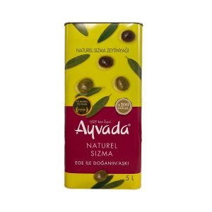 İlk Mahsul Ayvalık Erken Hasat Soğuk Sıkım Zeytinyağı 5 L