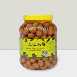 Ayvalık Natürel Yeşil Çizik Zeytin 2000Cc