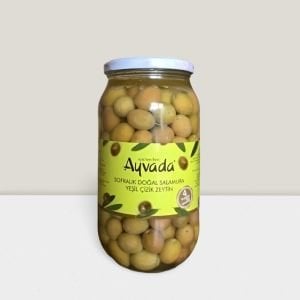 Ayvalık Natürel Yeşil Çizik Zeytin 1000Cc