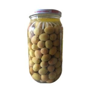 Ayvalık Natürel Yeşil Çizik Zeytin 1000Cc