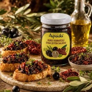 Kuru Domatesli Siyah Zeytin Salatası 370 Gr