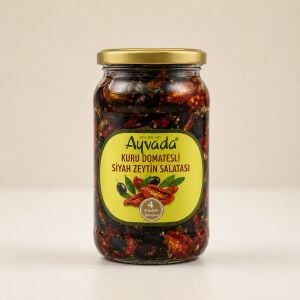 Kuru Domatesli Siyah Zeytin Salatası 370 Gr
