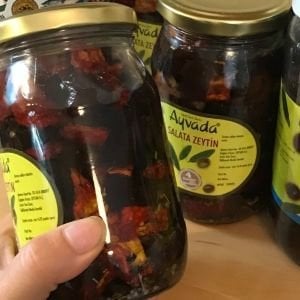 Kuru Domatesli Siyah Zeytin Salatası 370 Gr