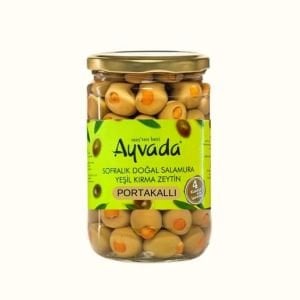 Portakallı Çekirdeksiz Yeşil Zeytin 660 cc