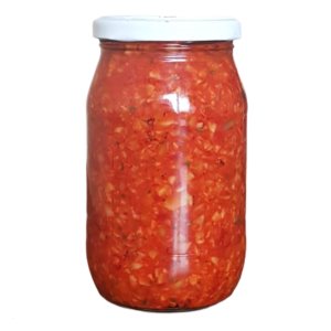 Acı Biberli Yeşil Zeytin Salatası 370 Gr