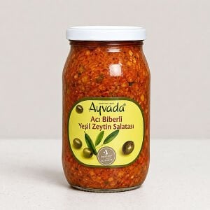 Acı Biberli Yeşil Zeytin Salatası 370 Gr
