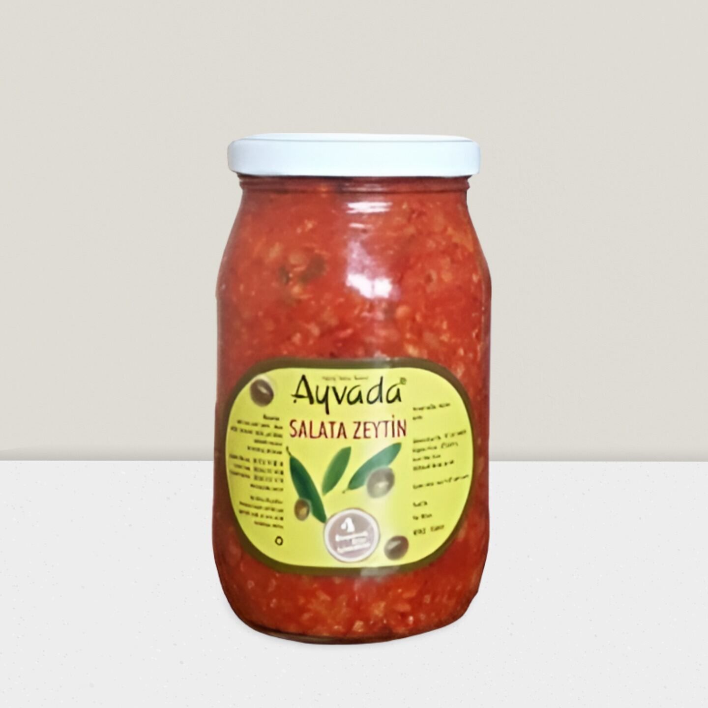 Acı Biberli Yeşil Zeytin Salatası 370 Gr