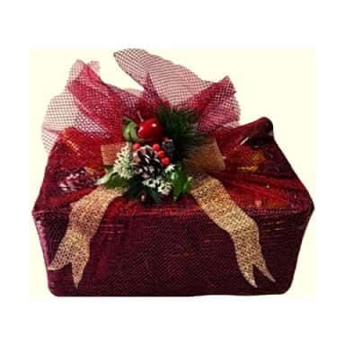 Siyah Hasır Yılbaşı Hediye Sepeti
