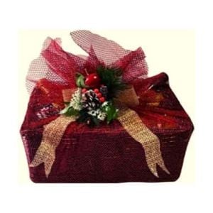 Siyah Hasır Yılbaşı Hediye Sepeti