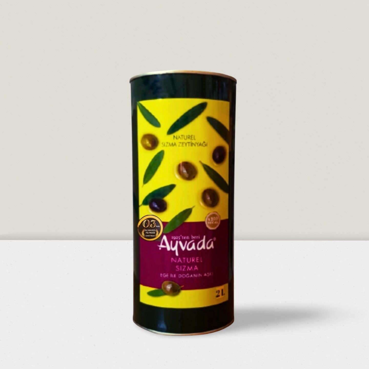Limitli Rezerv Erken Hasat Soğuk Sıkım Zeytinyağı 3 Dizyem 2 L