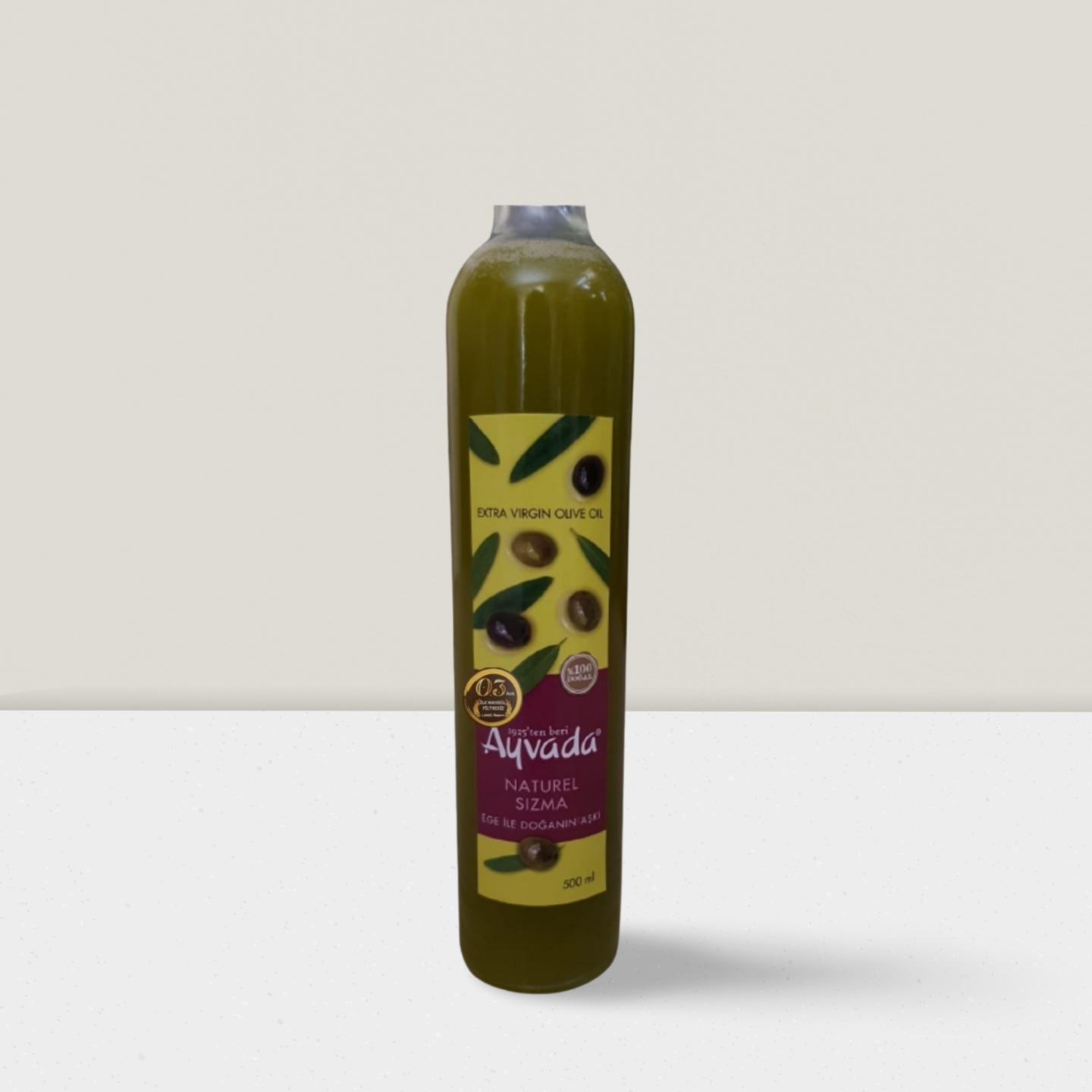 Limitli Rezerv Erken Hasat Soğuk Sıkım Zeytinyağı 3 Dizyem 500 ML