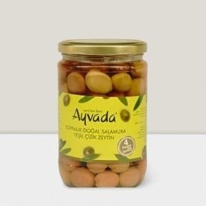 Ayvalık Natürel Yeşil Kırma Zeytin 660Cc