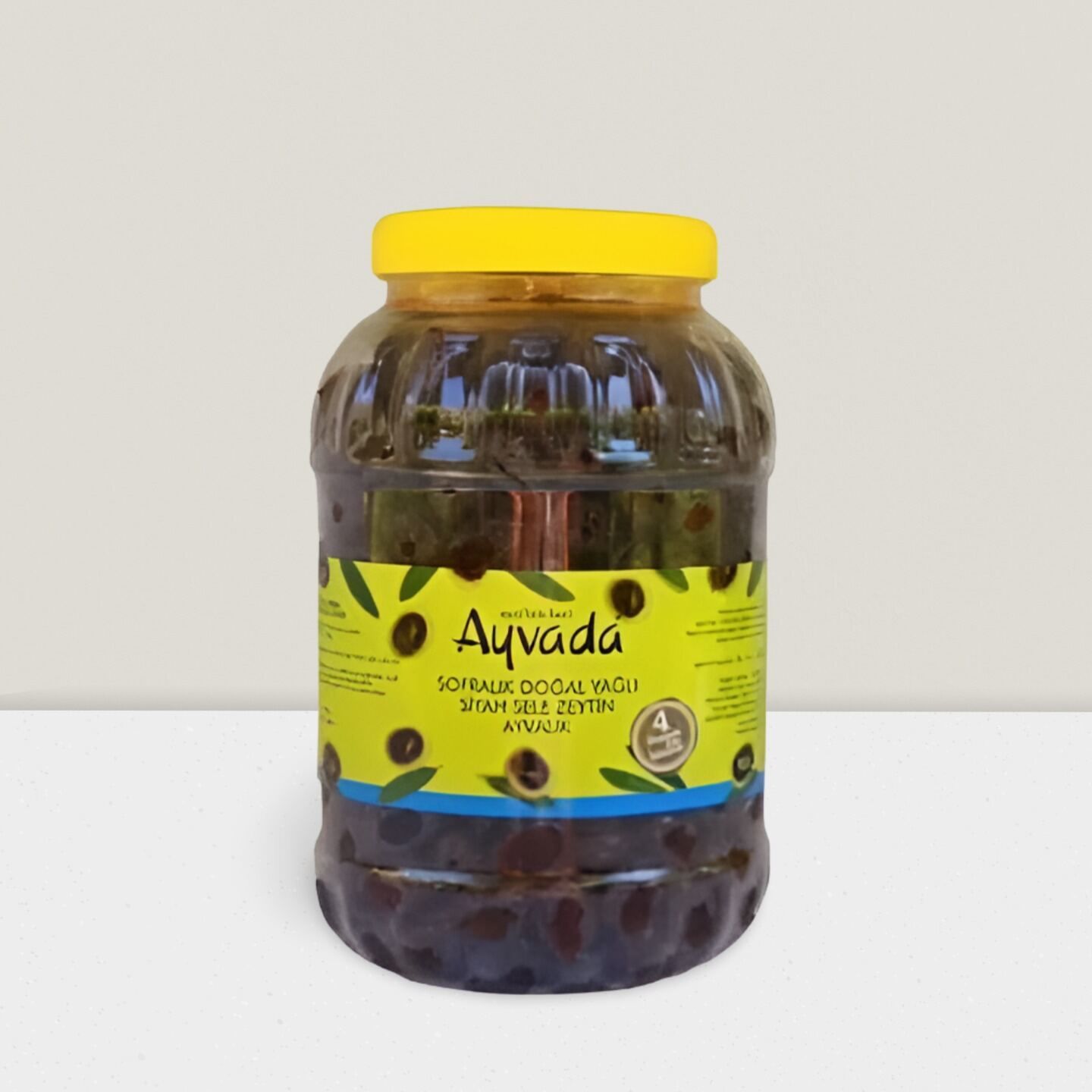 Duble Sele Bol Etli Siyah Zeytin Ayvalık 2000cc