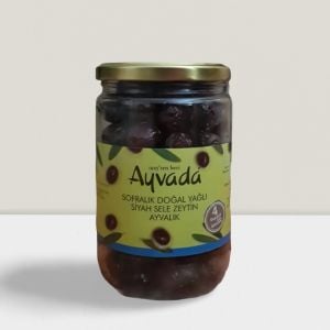 Duble Ayvalık Sele Bol Etli Siyah Zeytin 660cc