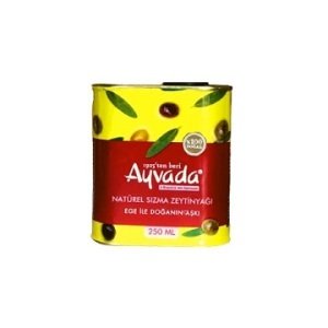 Ayvalık Soğuk Sıkım Natürel Sızma Zeytinyağı Teneke 250 Ml