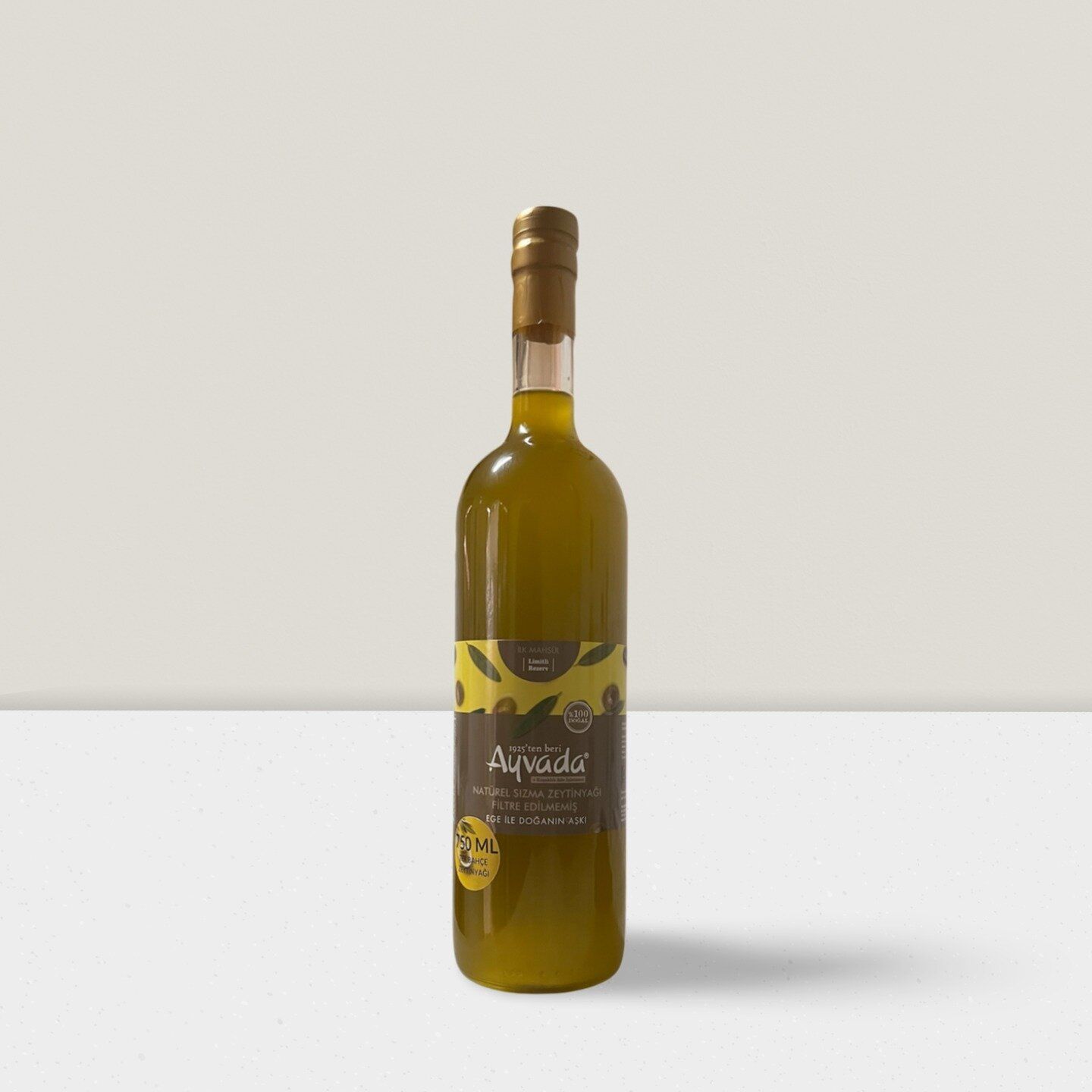 İlk Mahsul Ayvalık Erken Hasat Soğuk Sıkım Zeytinyağı 750Ml