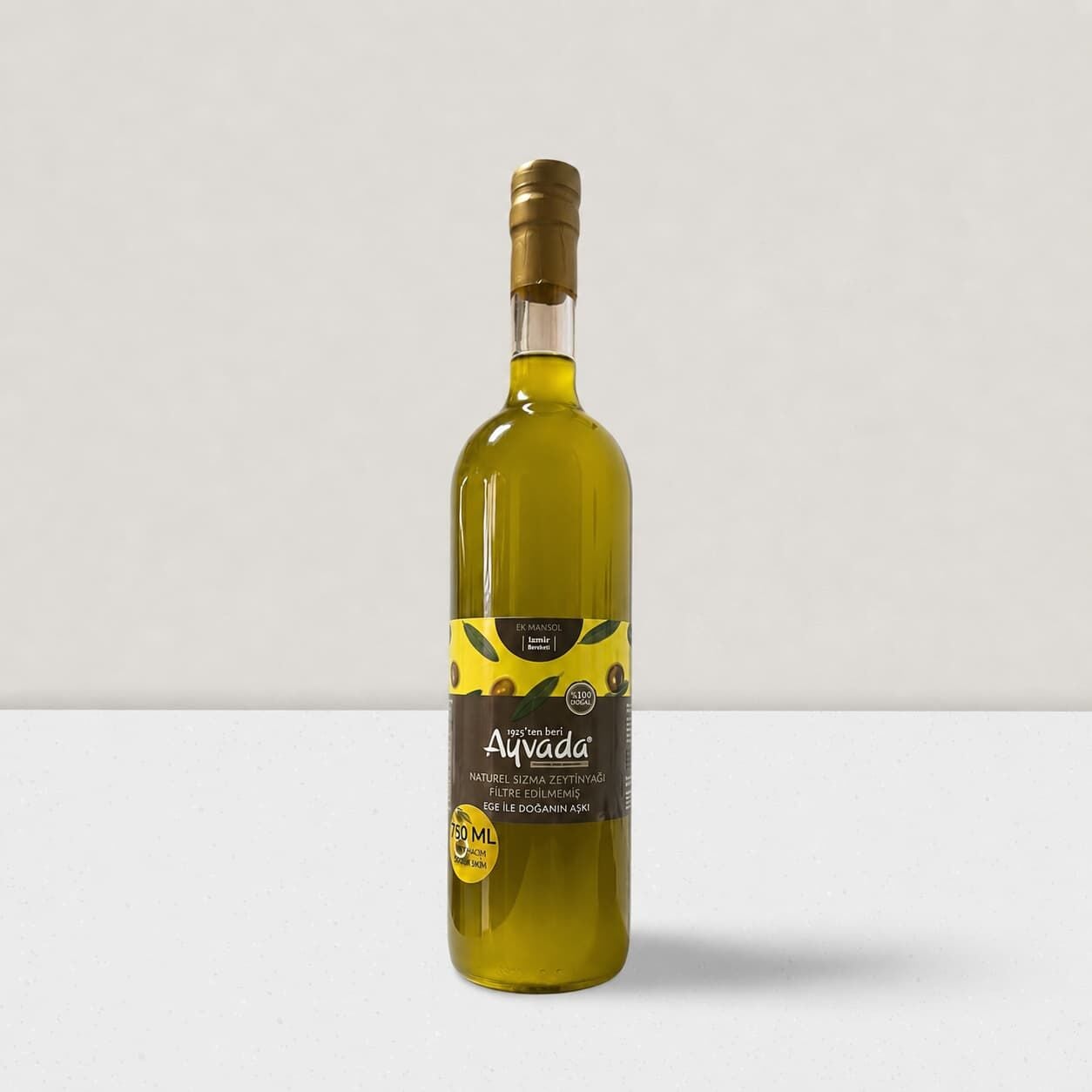 İlk Mahsul Ayvalık Erken Hasat Soğuk Sıkım Zeytinyağı 750Ml