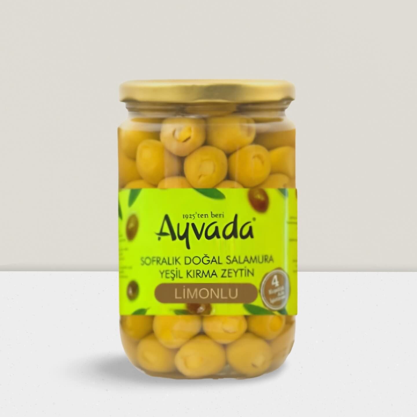 Limonlu Çekirdeksiz Yeşil Zeytin 660 cc