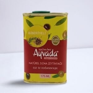 Biberiye Çeşnili Zeytinyağı 175 Ml teneke