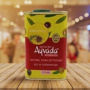 Biberiye Çeşnili Zeytinyağı 175 Ml teneke