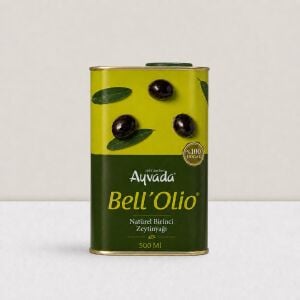 Ayvalık Soğuk Sıkım Natürel Birinci Zeytinyağı 500 ml Teneke