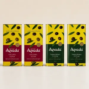 Ayvalık Zeytinyağı 4x5 litre Avantaj Paketi – 2 Sızma + 2 Natürel Birinci