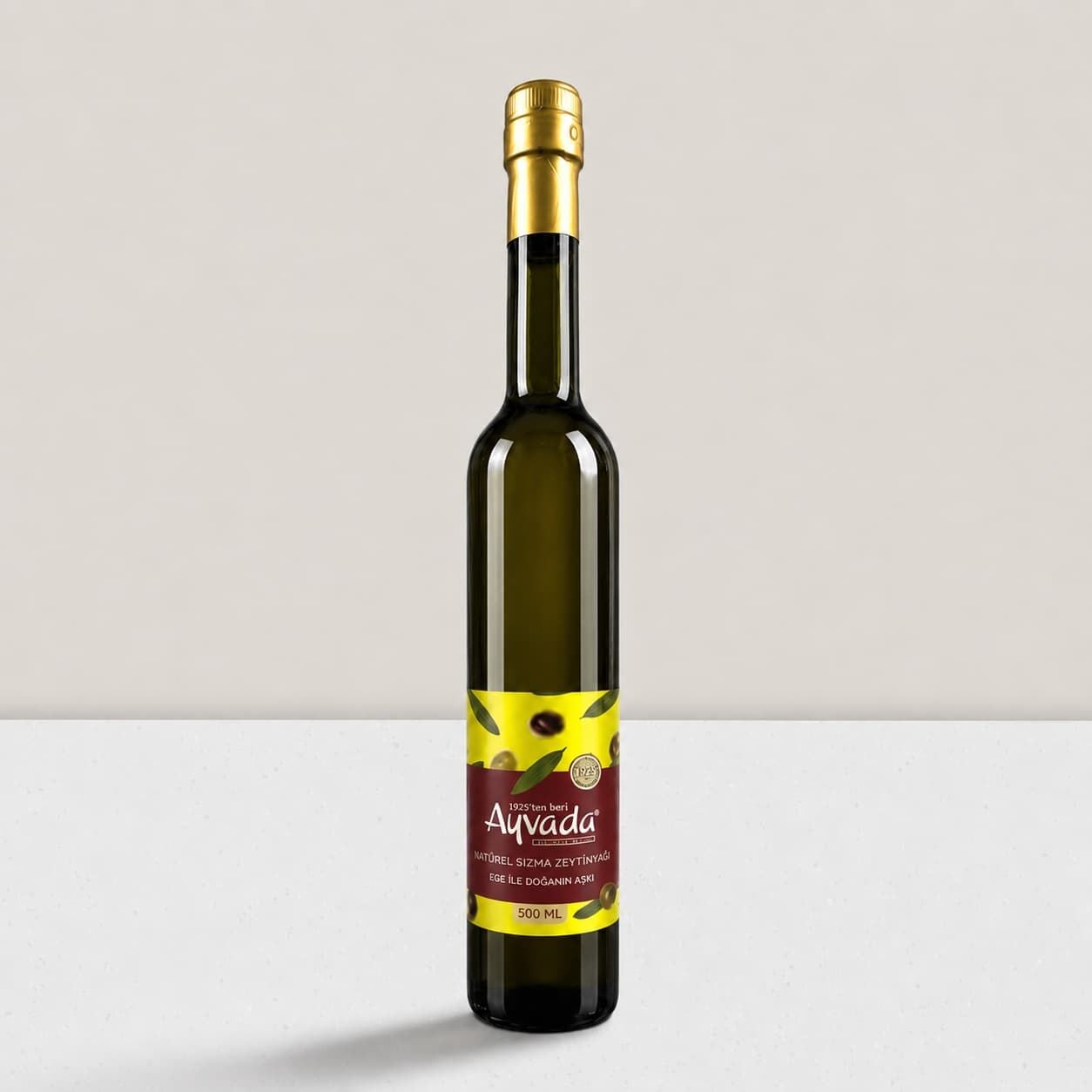 Natürel Sızma Ayvalık Soğuk Sıkım Zeytinyağı 500 ml