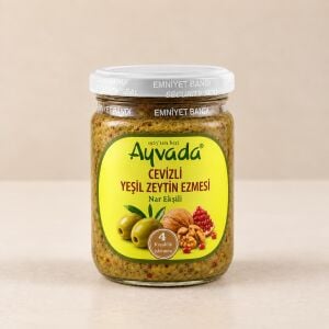 Cevizli ve Nar Ekşili Yeşil Zeytin Ezmesi 180 g